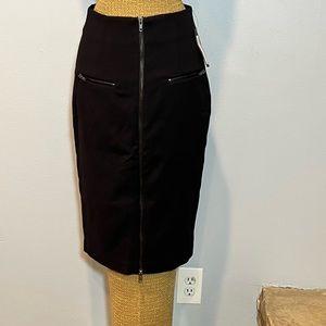 Worthington Womens Front Zipper Pencil Skirt